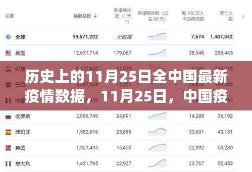 11月25日中国疫情数据概览,变迁与时代的印记