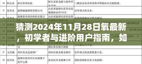 2024年氧最新资讯指南，初学者与进阶用户预测及获取最新氧资讯的方法