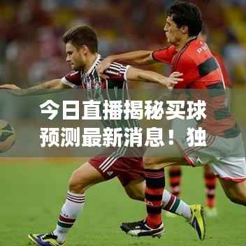 今日直播揭秘买球预测最新消息！独家解读，不容错过！