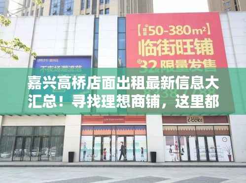 嘉兴高桥店面出租最新信息大汇总!寻找理想商铺,这里都有!